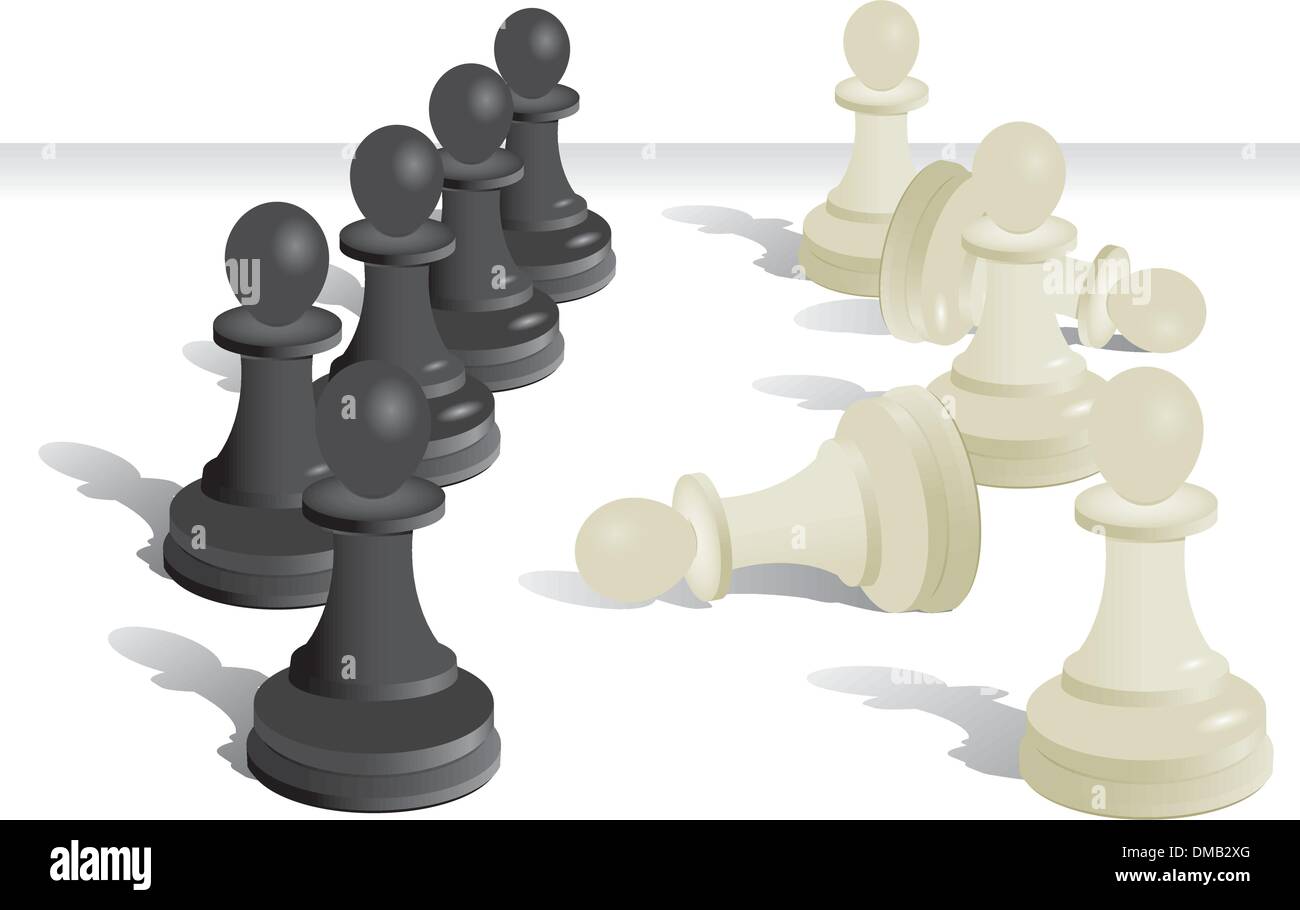 Chess pawn vector Stock Vector