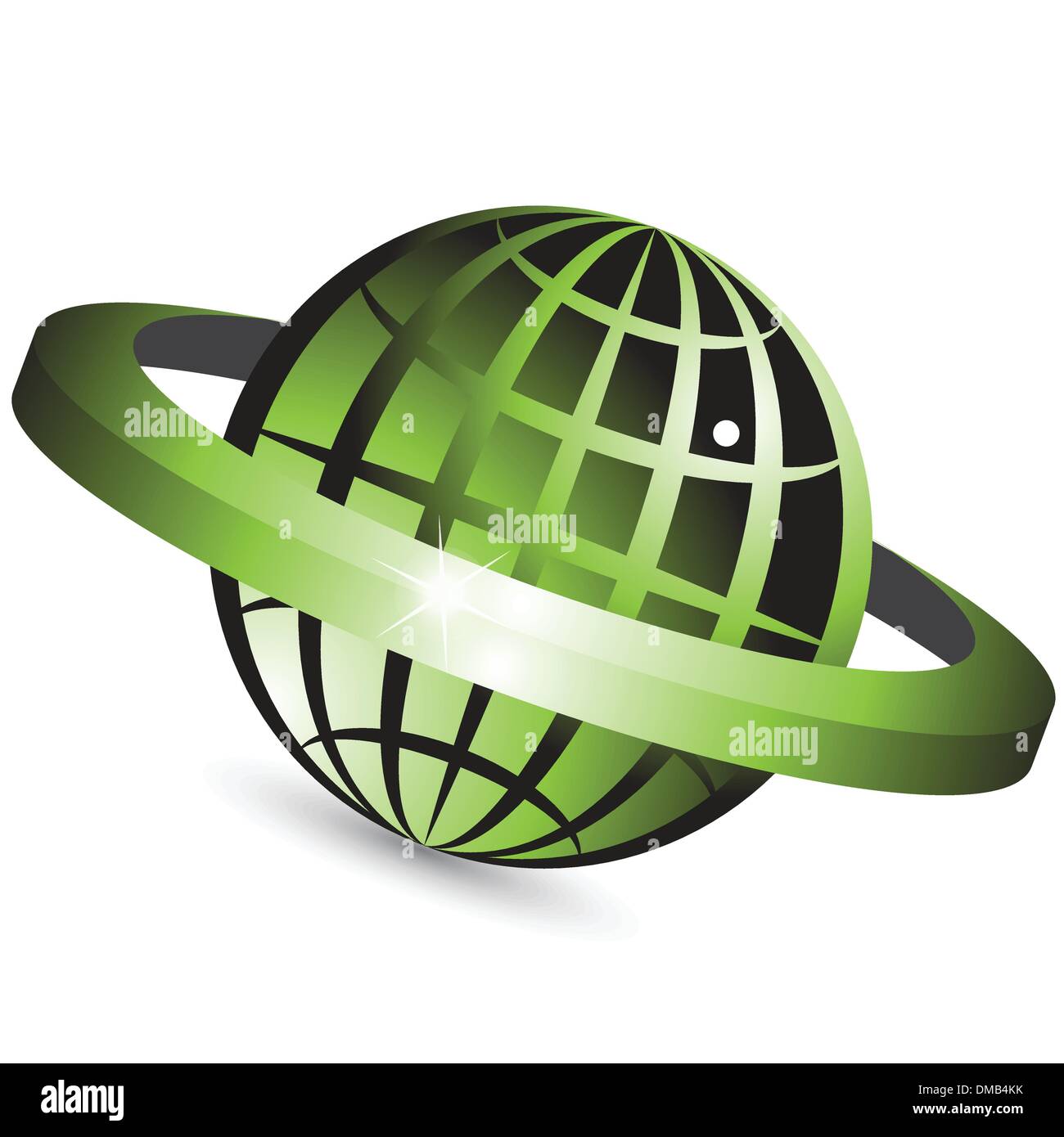 green globe Stock Vector