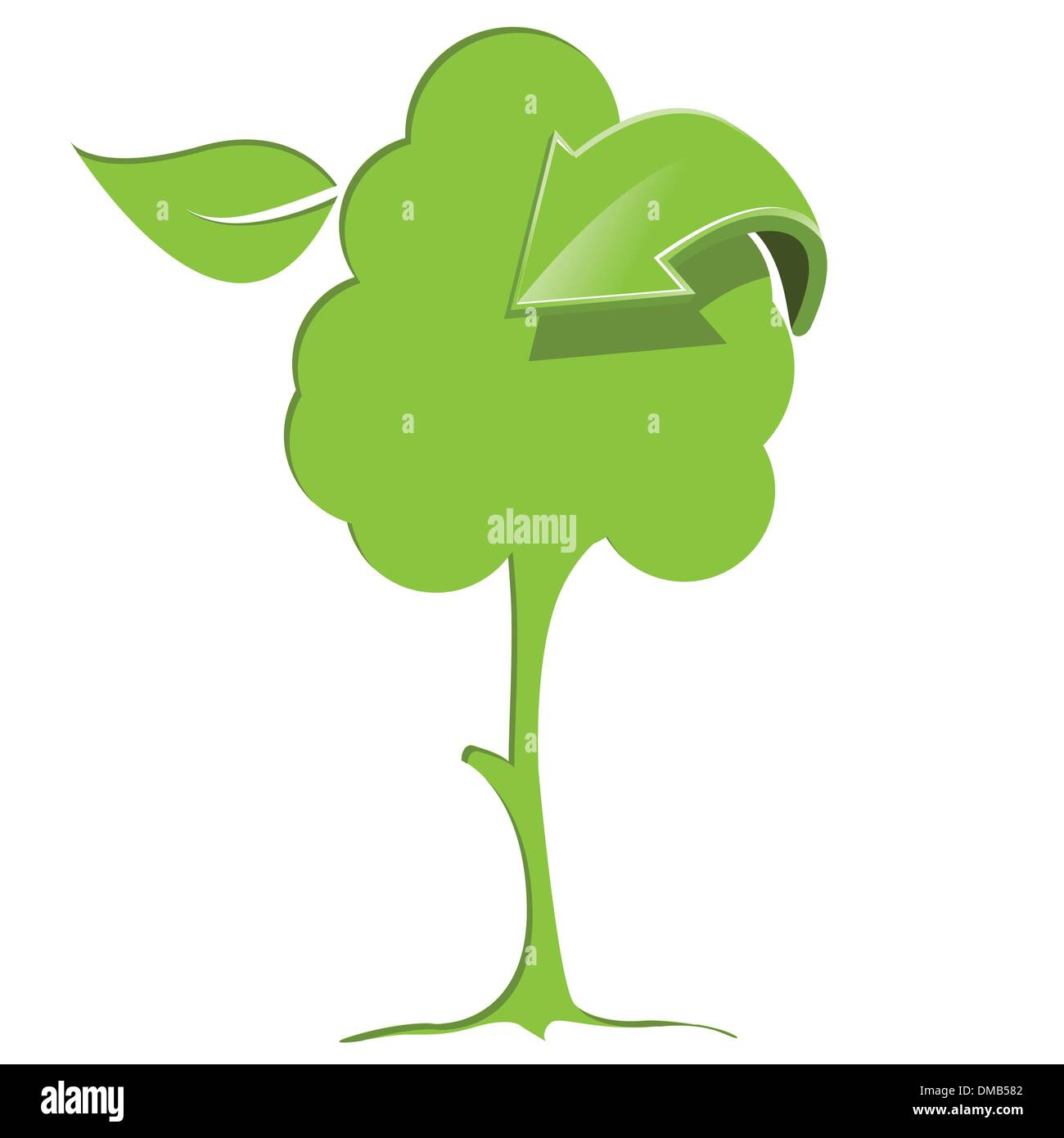 Green Tree Stock Vector