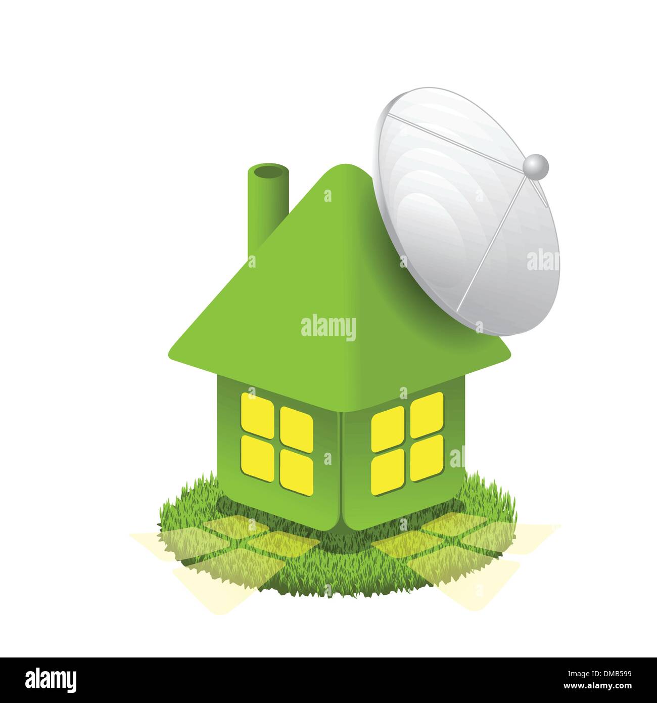 house with antenna Stock Vector Image & Art Alamy