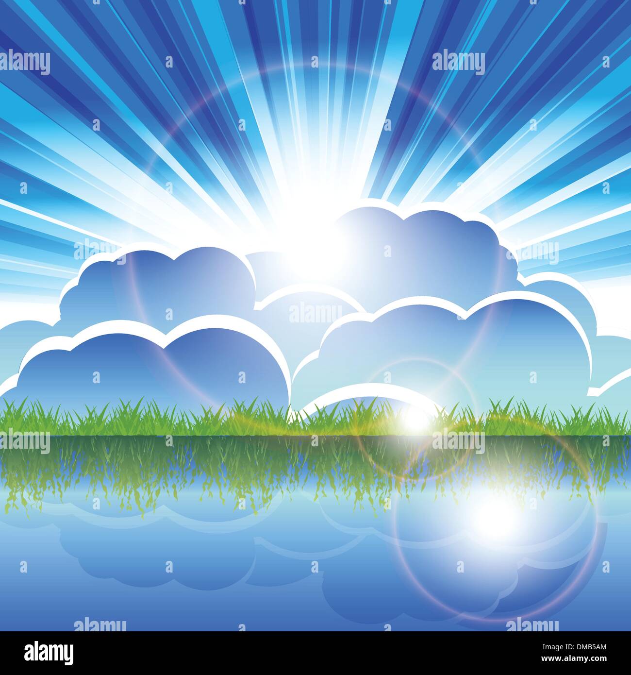 landscape Stock Vector