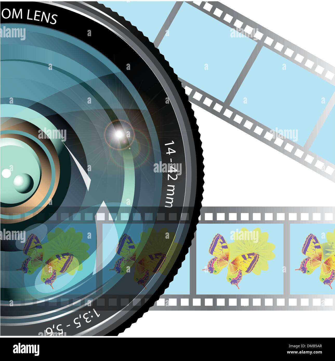 lens and film Stock Vector Image & Art Alamy