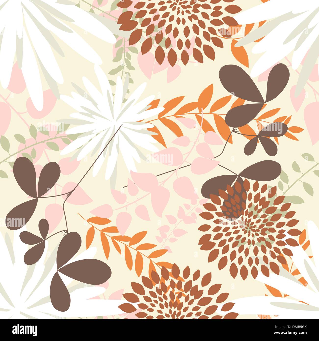 seamless floral background Stock Vector Image & Art - Alamy