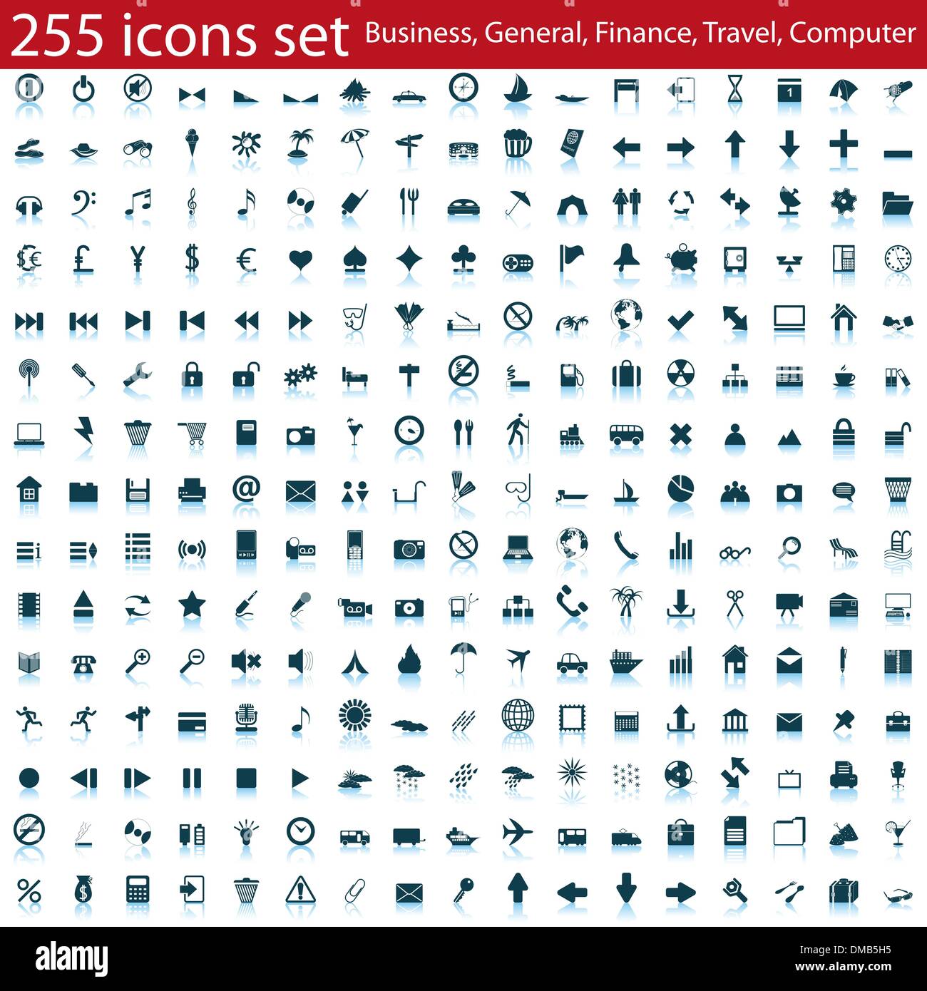 icons set Stock Vector