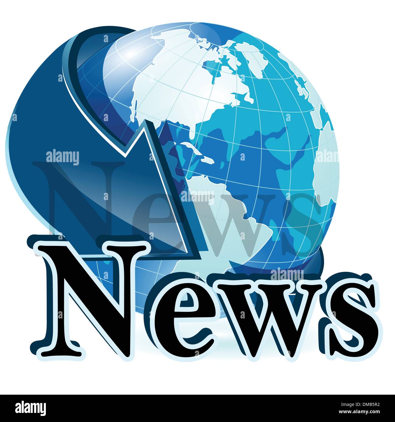 news Stock Vector