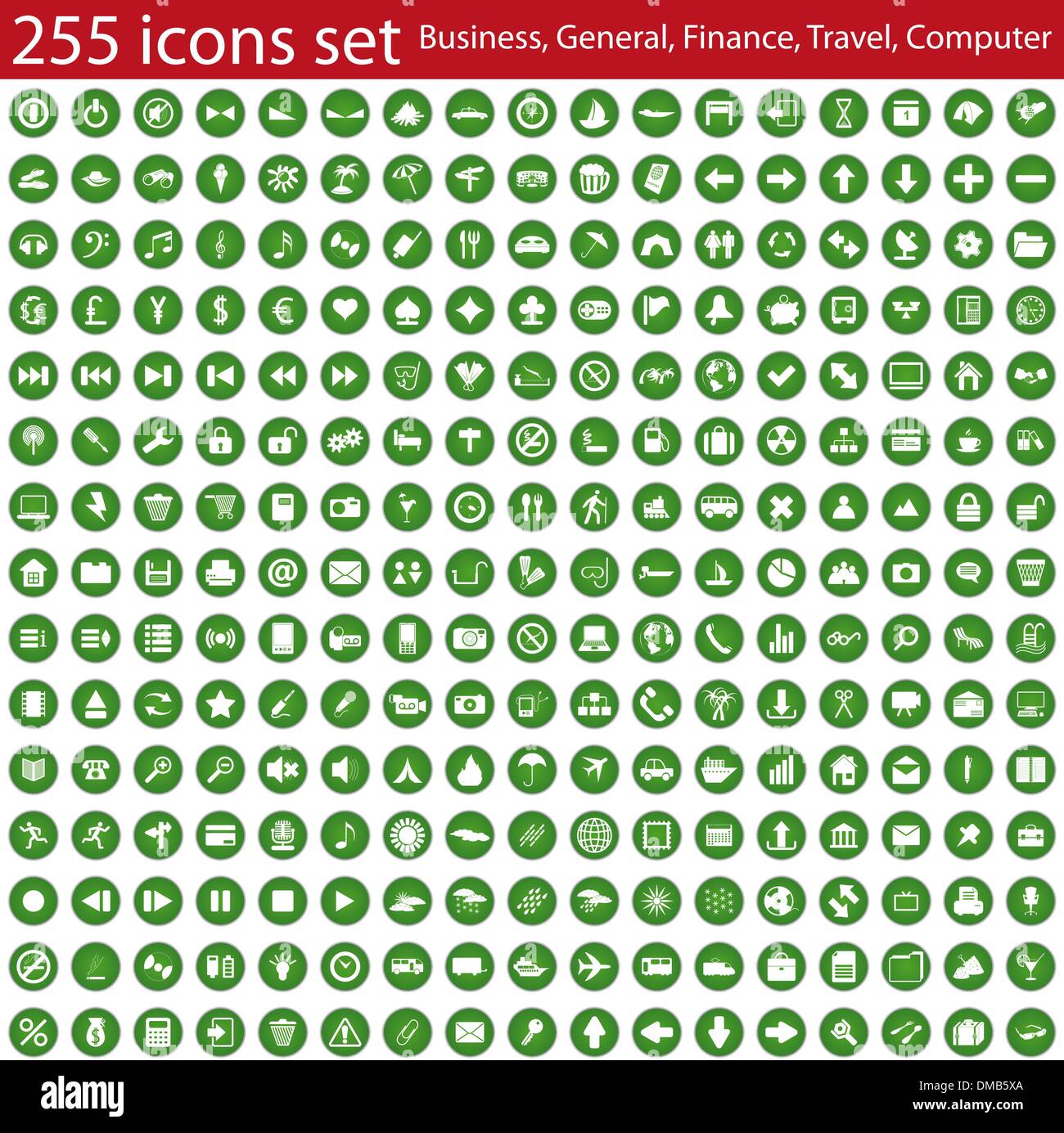 icons set Stock Vector