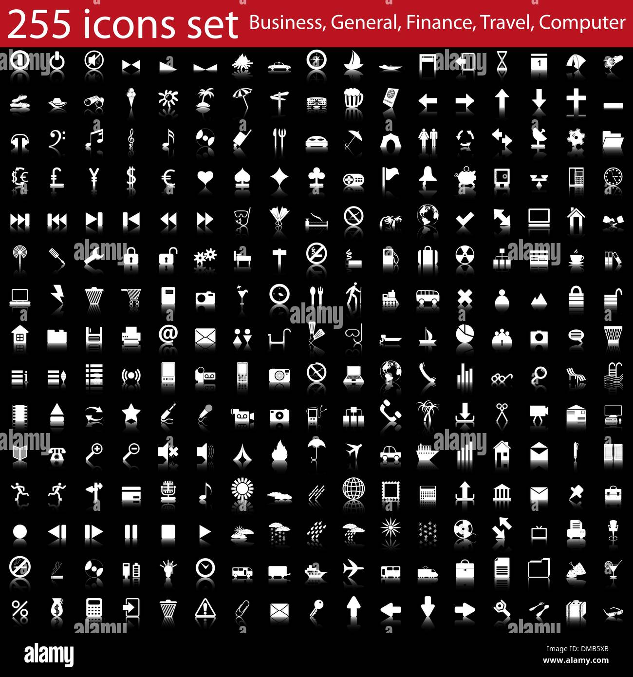 icons set Stock Vector