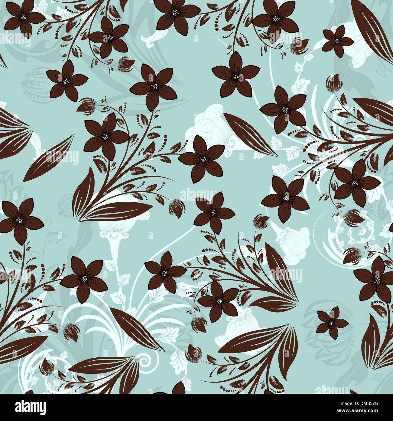 seamless floral background Stock Vector Image & Art - Alamy