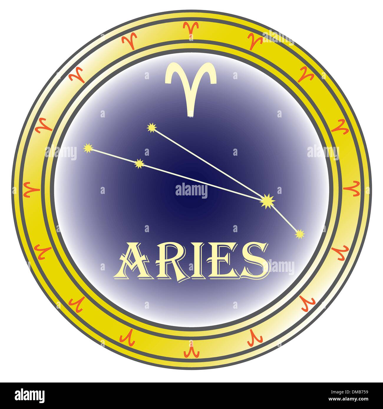 Aries sign Stock Vector Images - Alamy