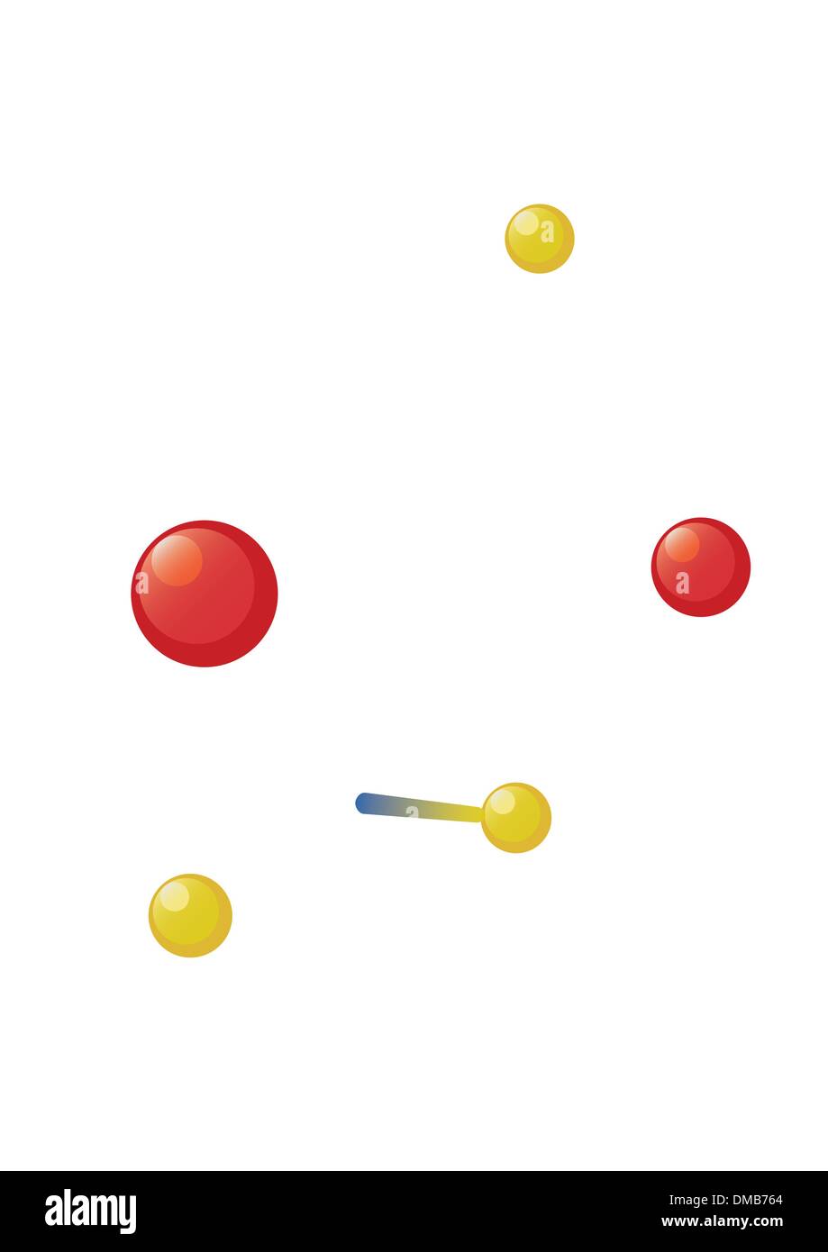Atom model Stock Vector