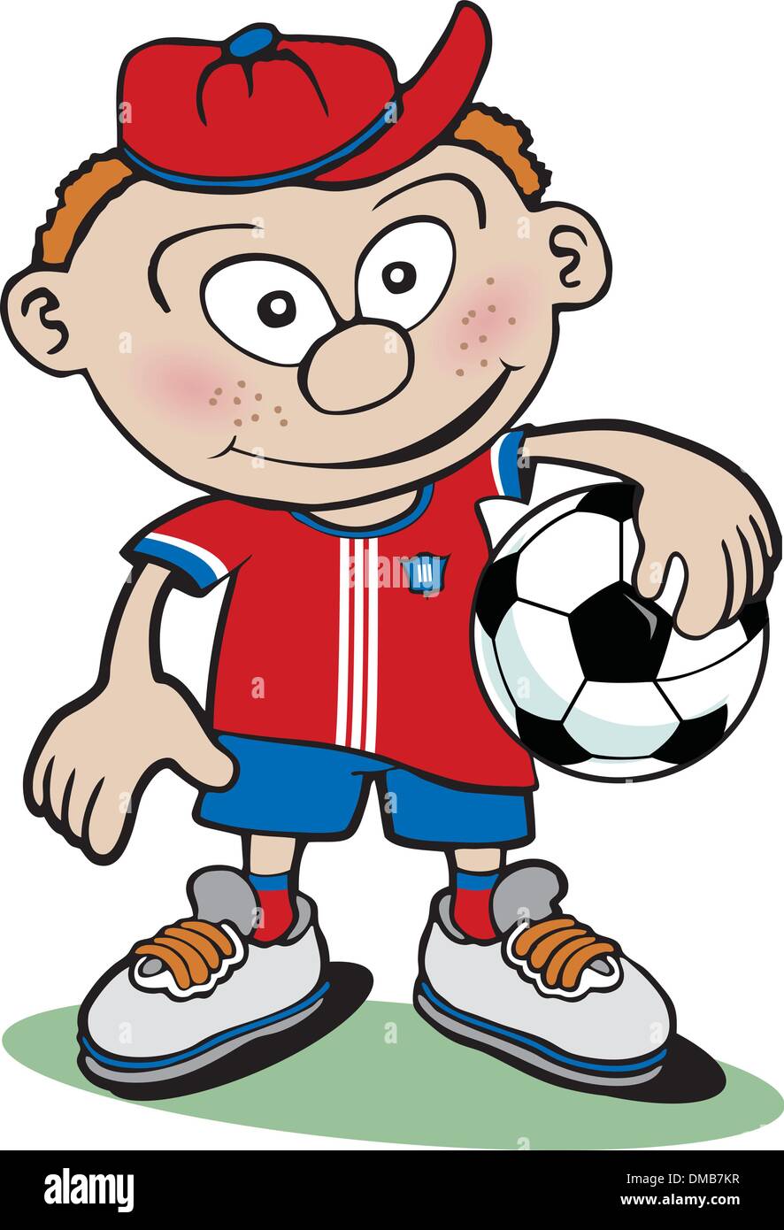 Kid With Soccer Ball Stock Vector Image Art Alamy Kid With Soccer Ball Stock Vector Image Art Alamy