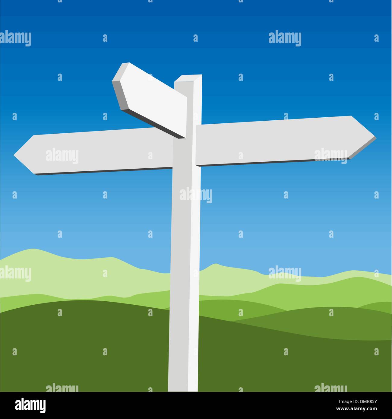 Sign Post Stock Vector