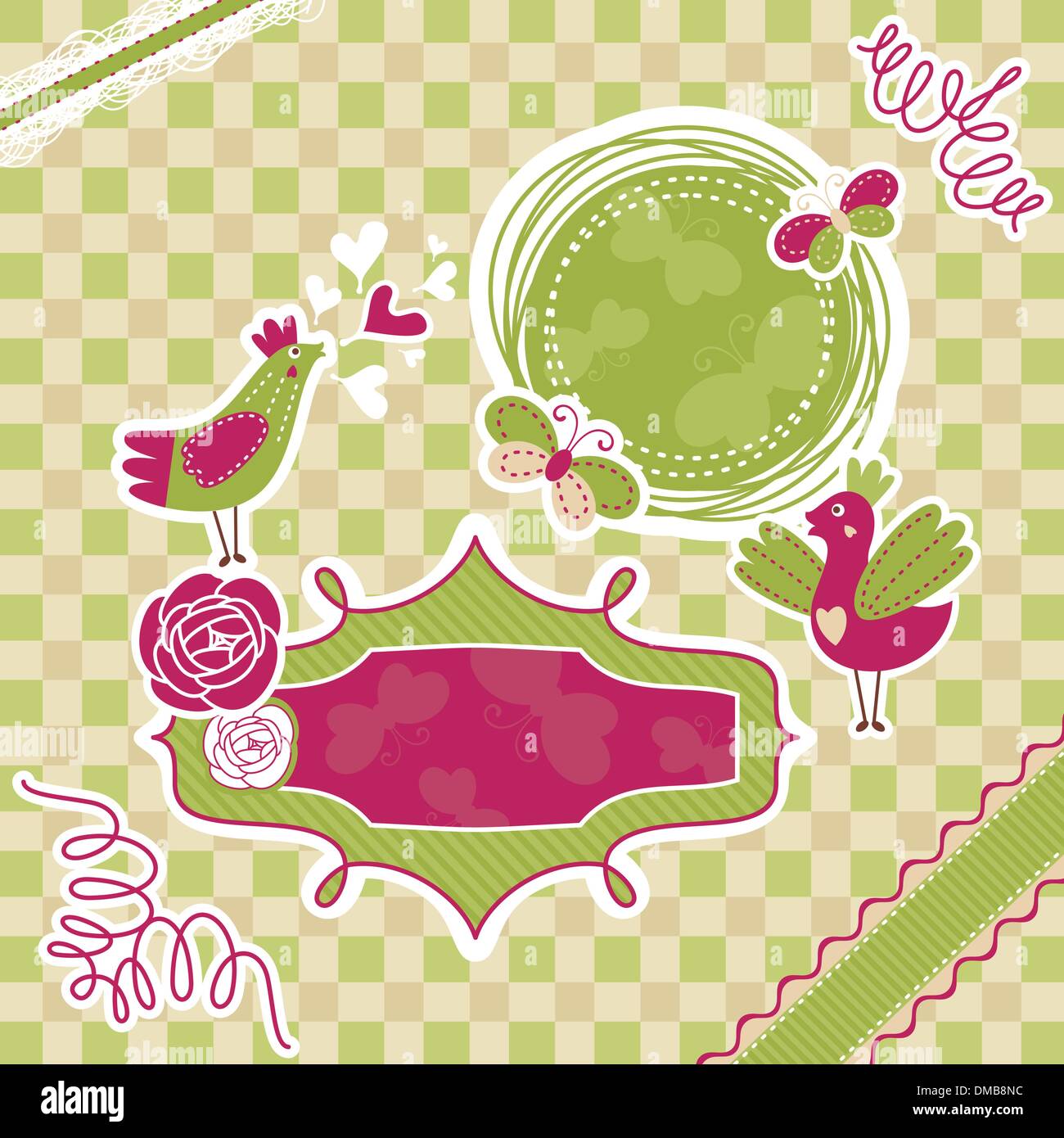 cute vector baby frame Stock Vector Image & Art - Alamy
