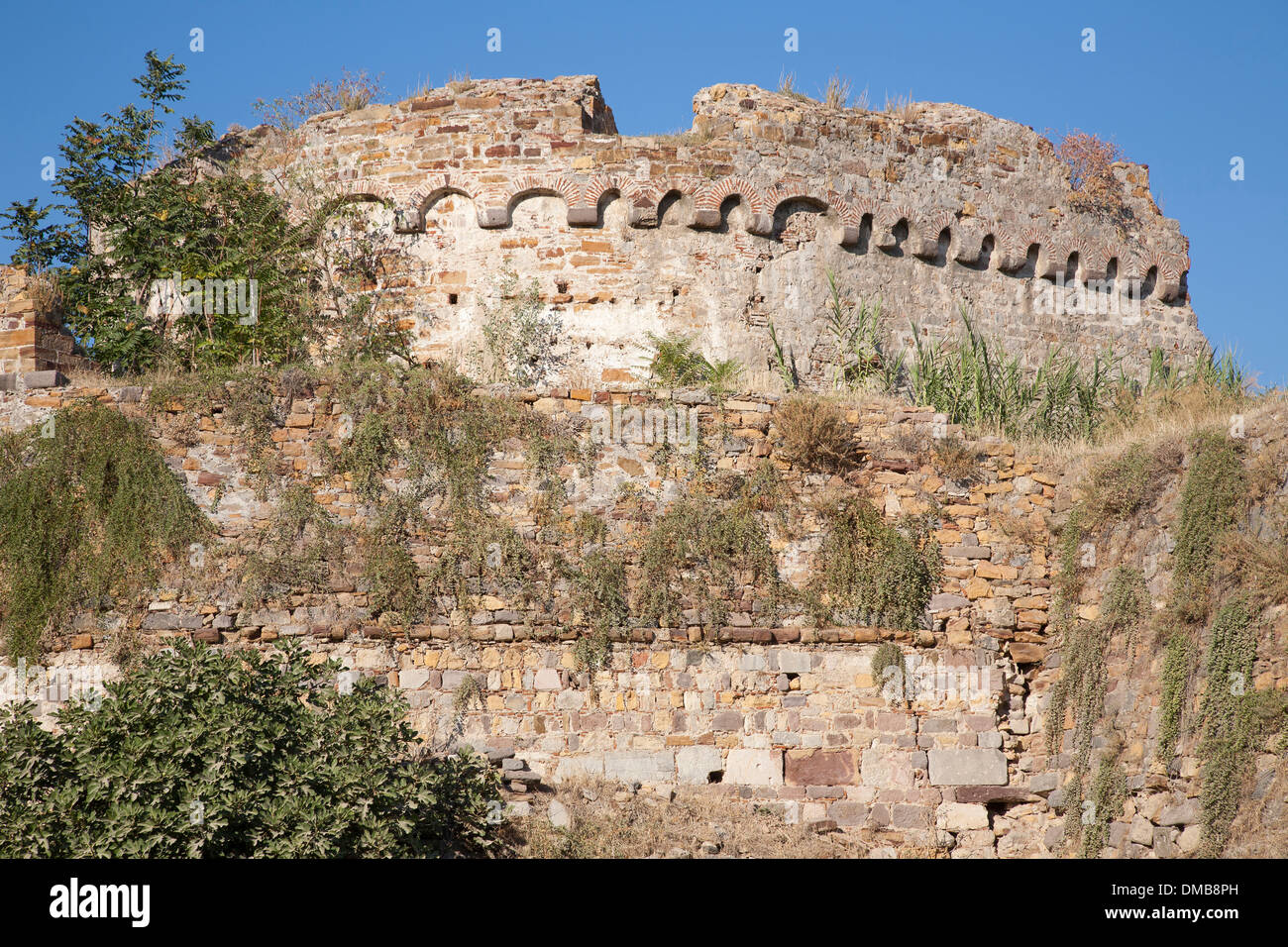 genoese castle, chios city, island of chios, north east aegean sea, greece, europe Stock Photo