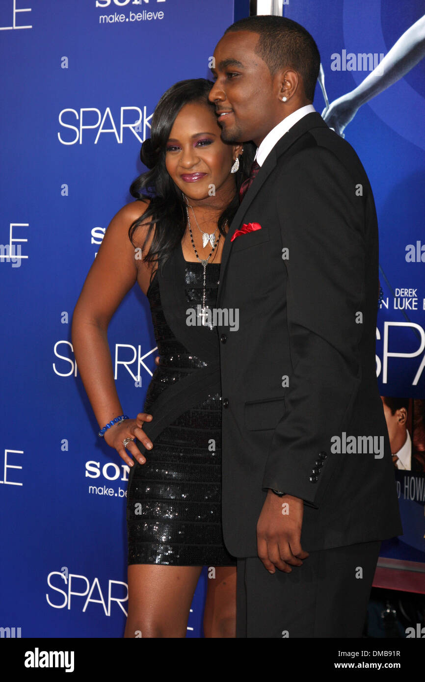 Bobbi Kristina Brown Nick Gordon Los Angeles Premiere of 'Sparkle ...