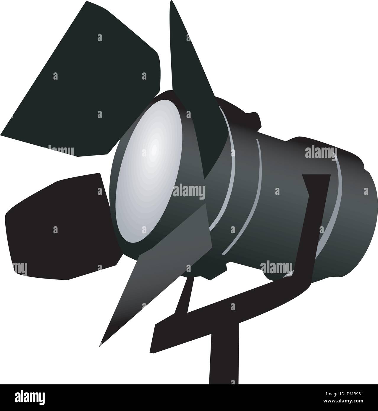black spotlight on white Stock Vector Image & Art Alamy