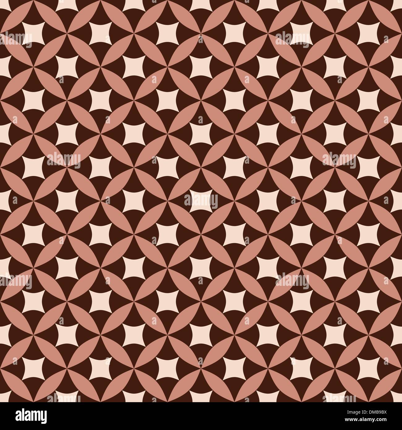 Brown seamless pattern Stock Vector