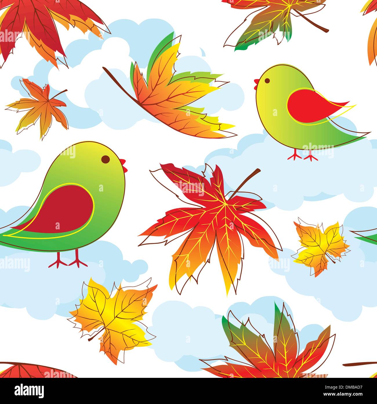 Autumn leaves colorful nature Stock Vector Images - Alamy