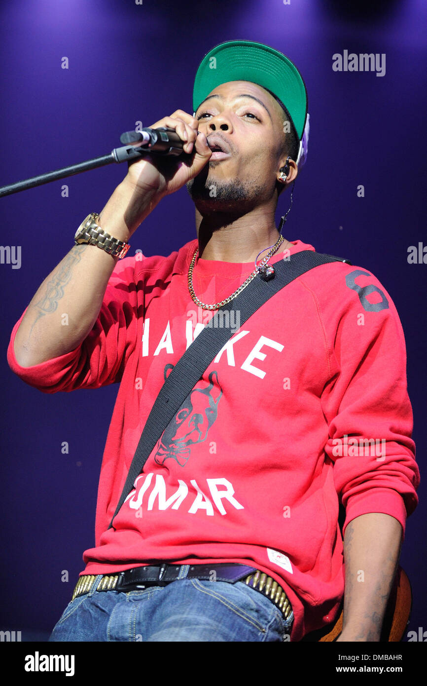 B.O.B. aka Bobby Ray Simmons Jr. performs at KissFM 92.5 Wham Bam 2012 held at Molson Canadian