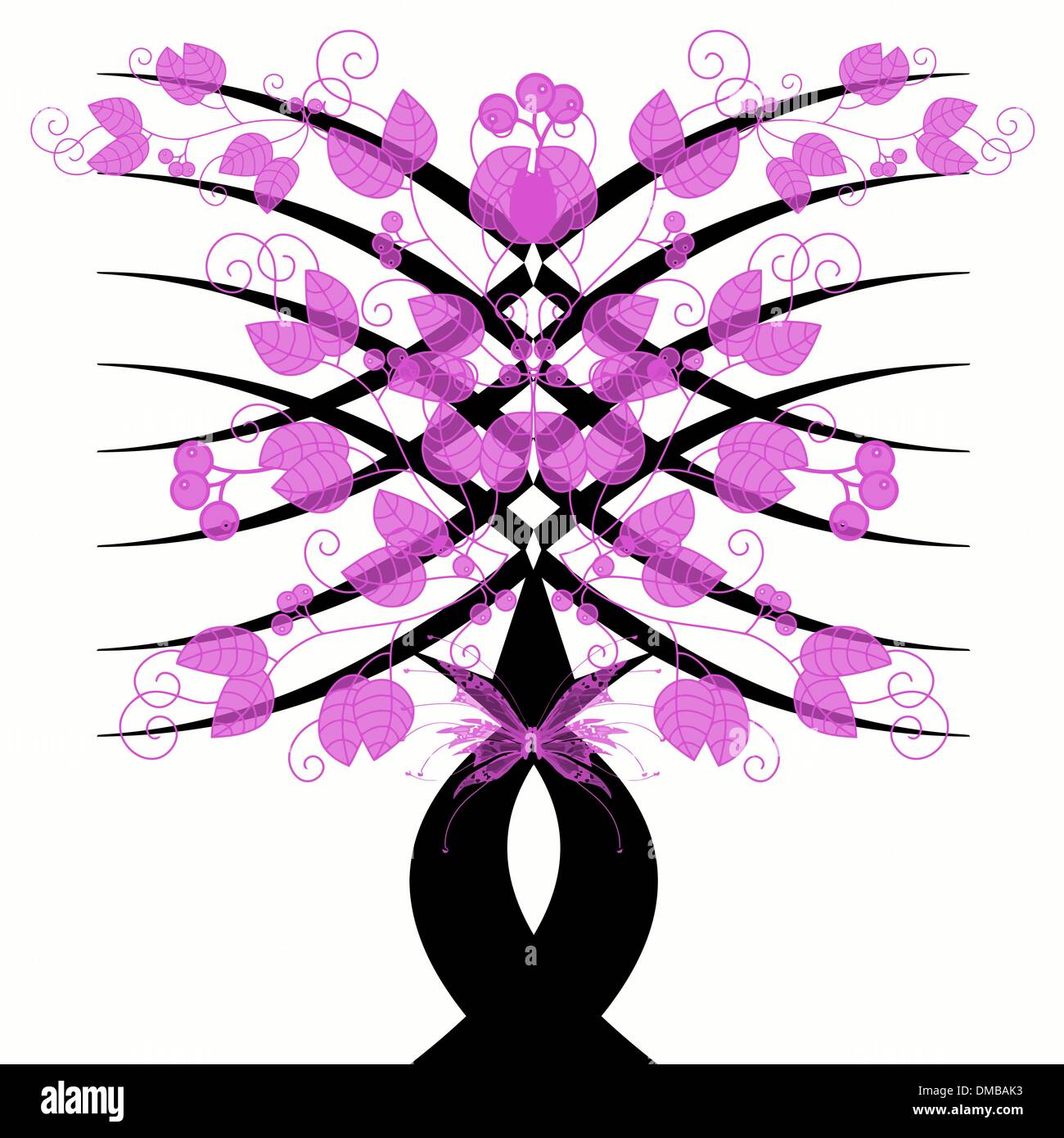 Art tree Stock Vector