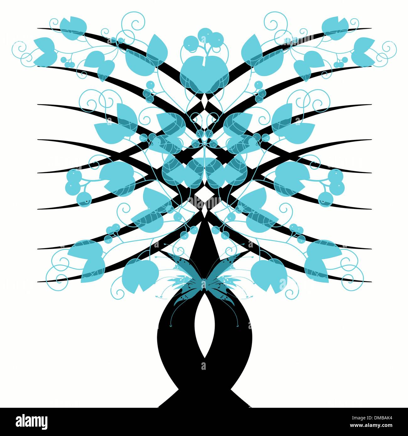 Art tree Stock Vector