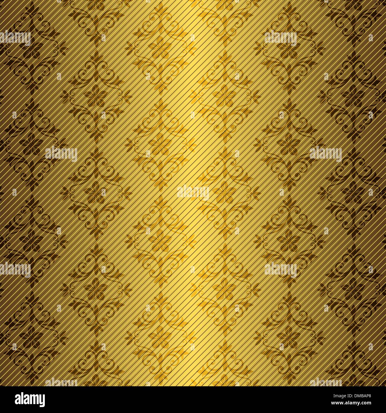 Golden floral seamless pattern Stock Vector Image & Art - Alamy