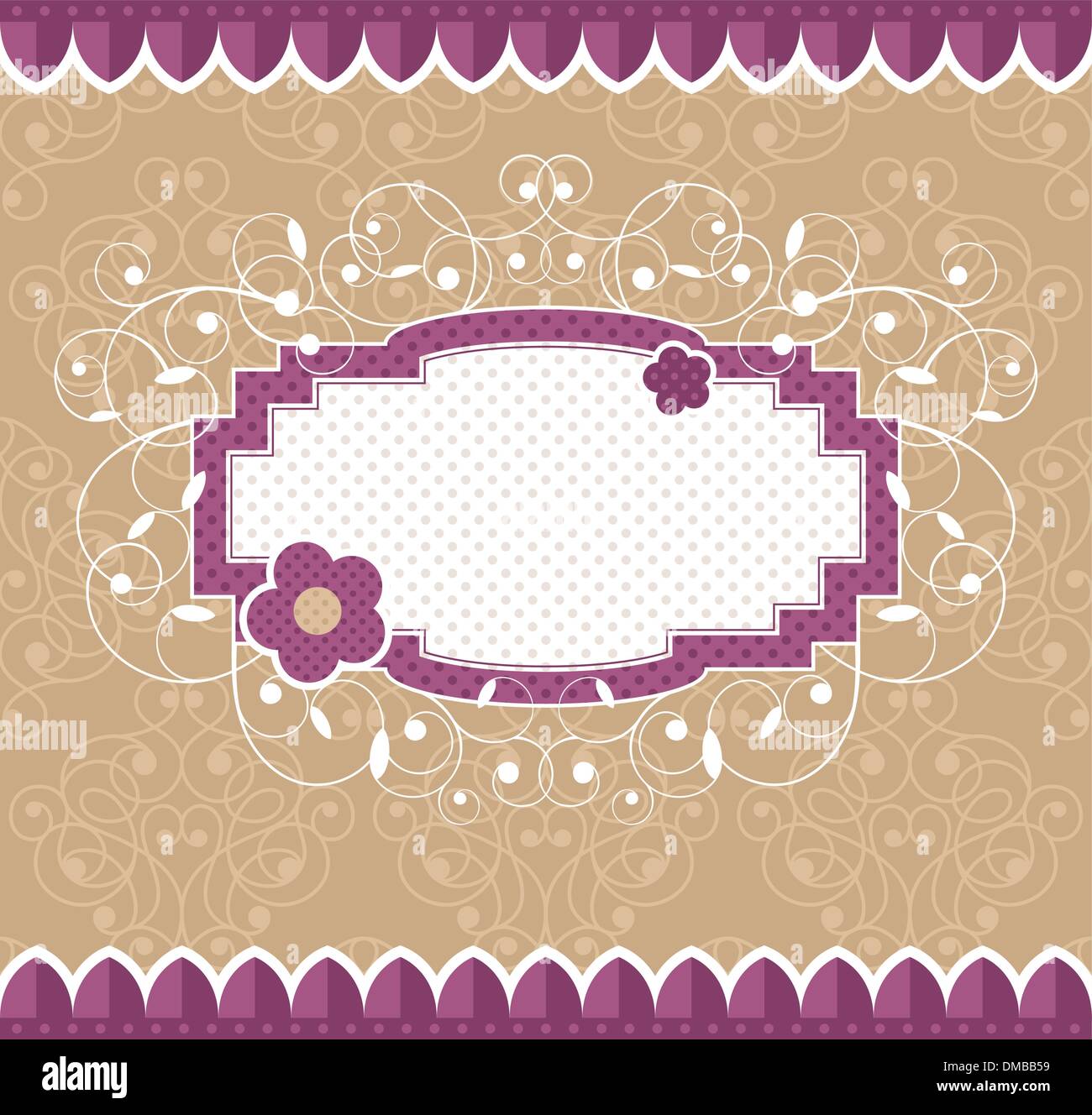 vector floral frame Stock Vector Image & Art - Alamy