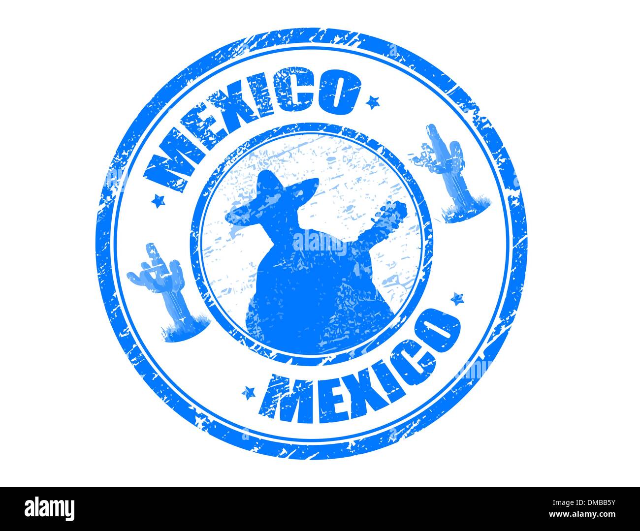 Mexico stamp Stock Vector