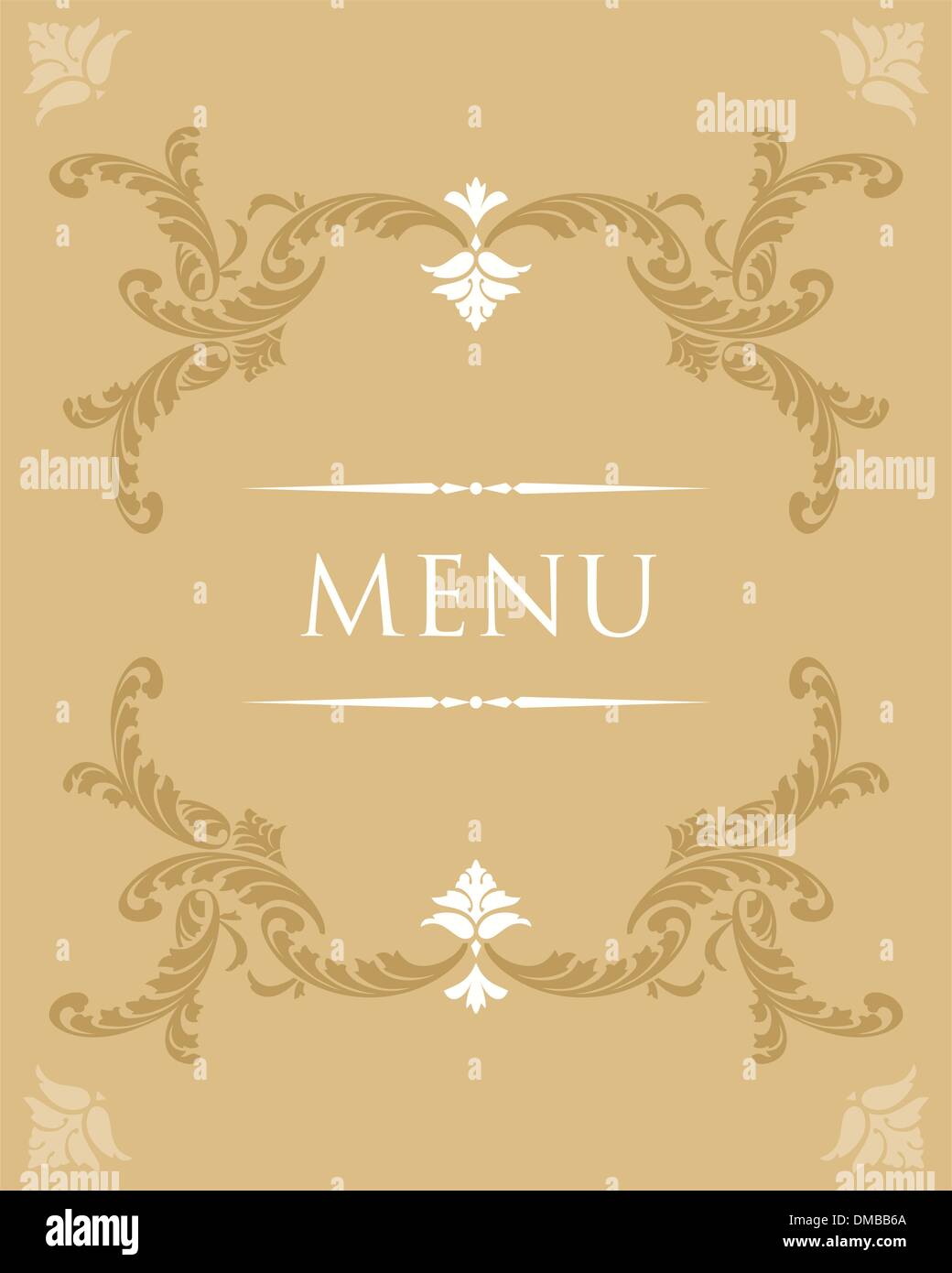 Menu cover design hi-res stock photography and images - Alamy