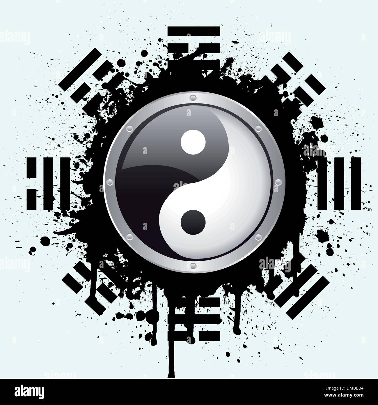 yin yang Stock Vector