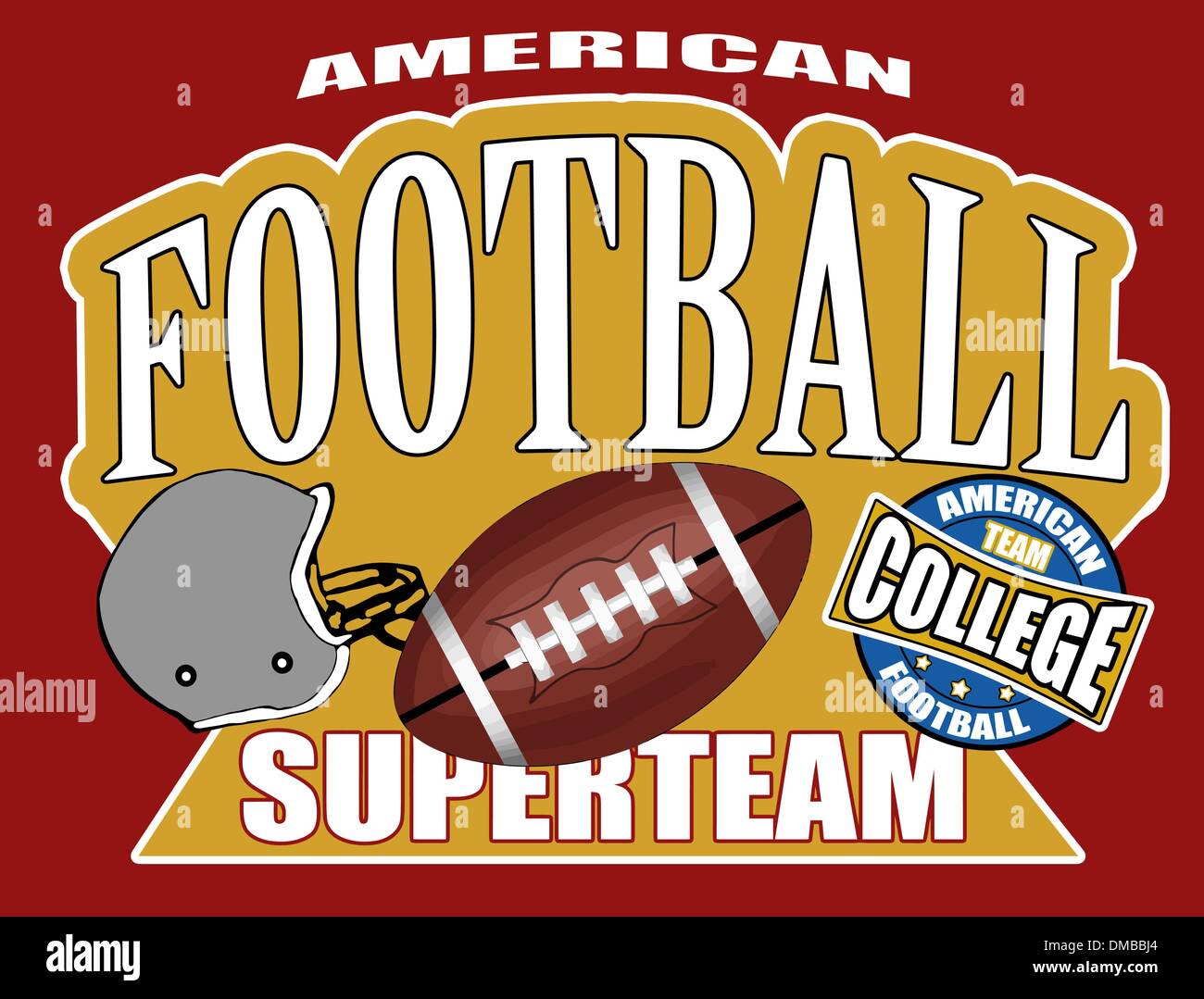 American football poster Stock Vector Image & Art Alamy