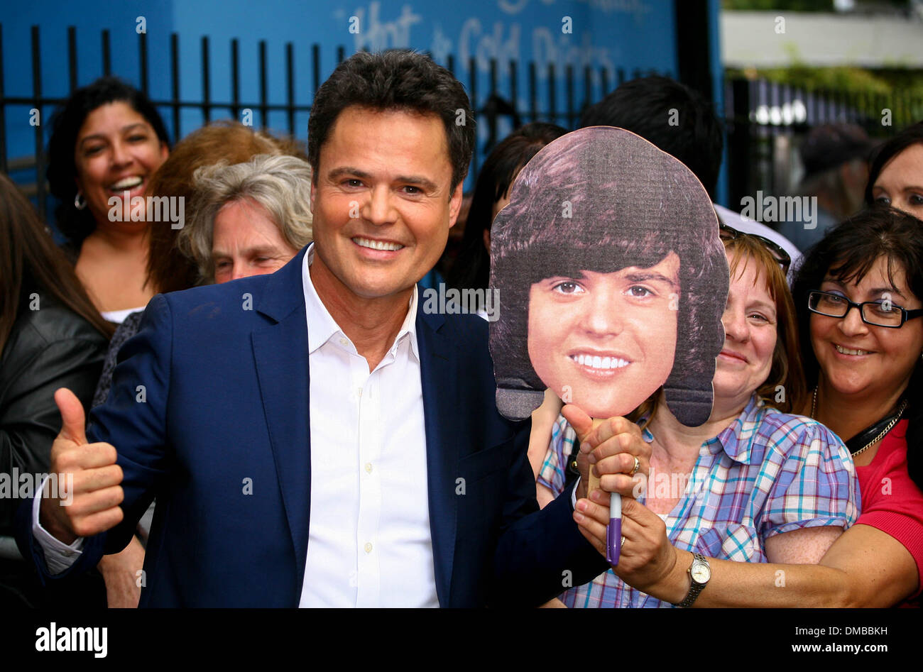 Donny Osmond at the ITV studios London, England 17.08.12 Stock Photo