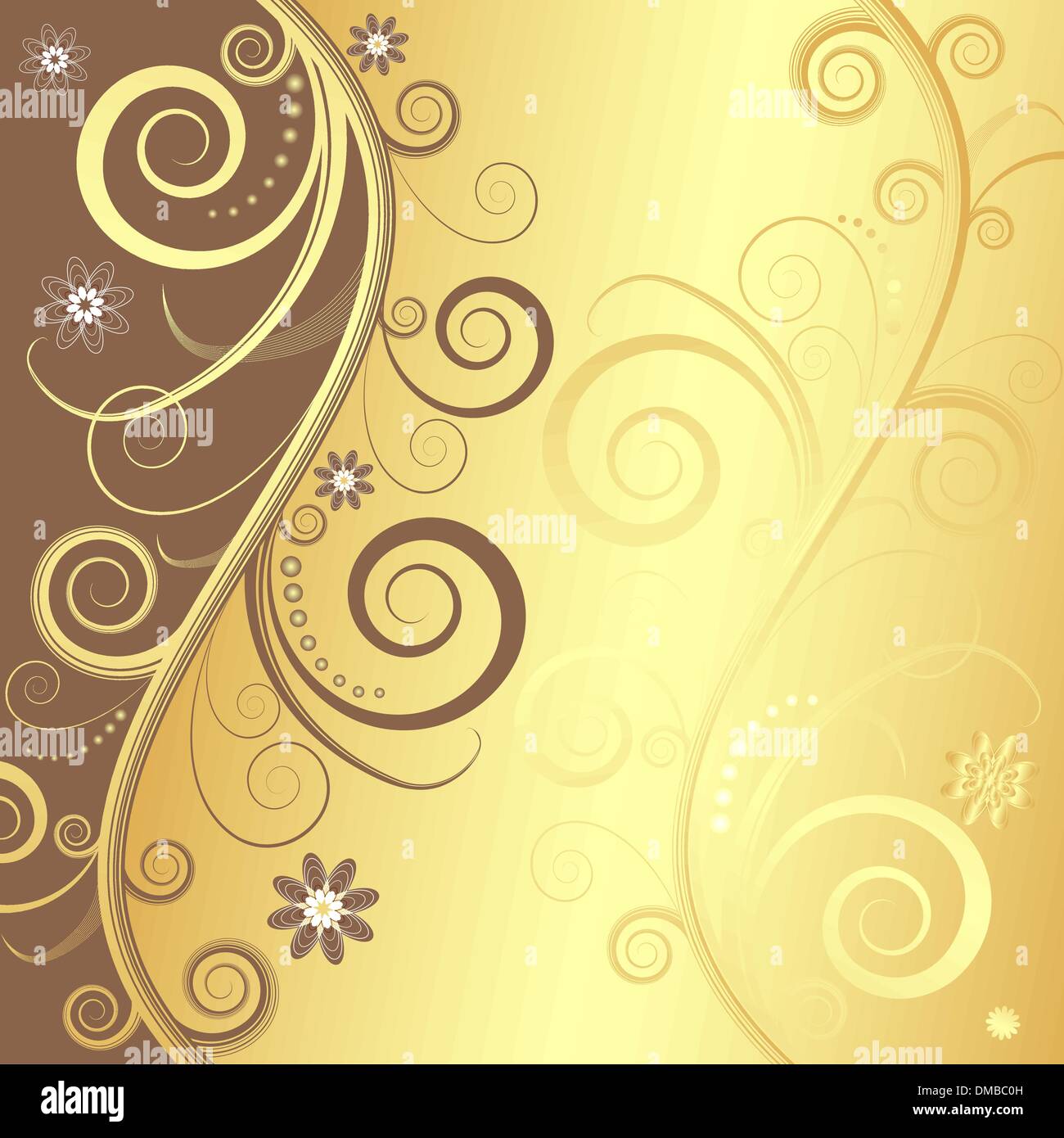 Abstract floral decorative frame Stock Vector Image & Art - Alamy