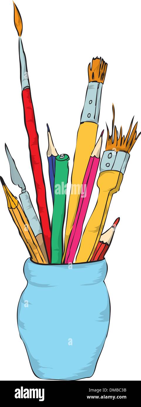 Drawing tools Stock Vector
