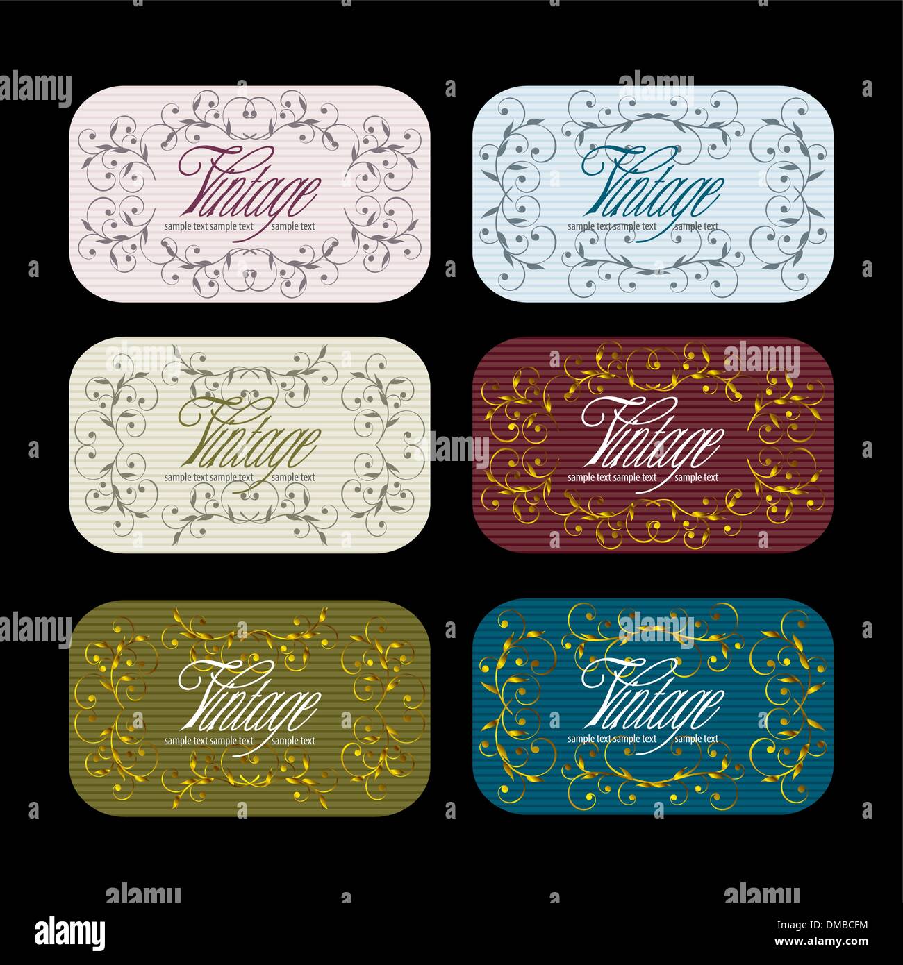 Vintage wine labels set Stock Vector Image & Art - Alamy