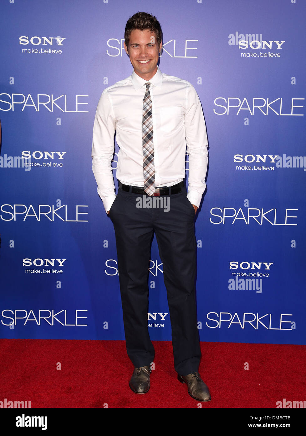 Actor Drew Seeley arrives to the premiere of Another Cinderella News  Photo - Getty Images
