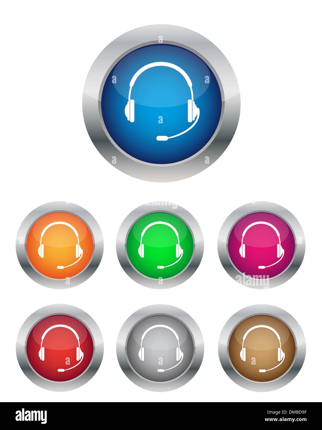Call center buttons Stock Vector Image & Art Alamy