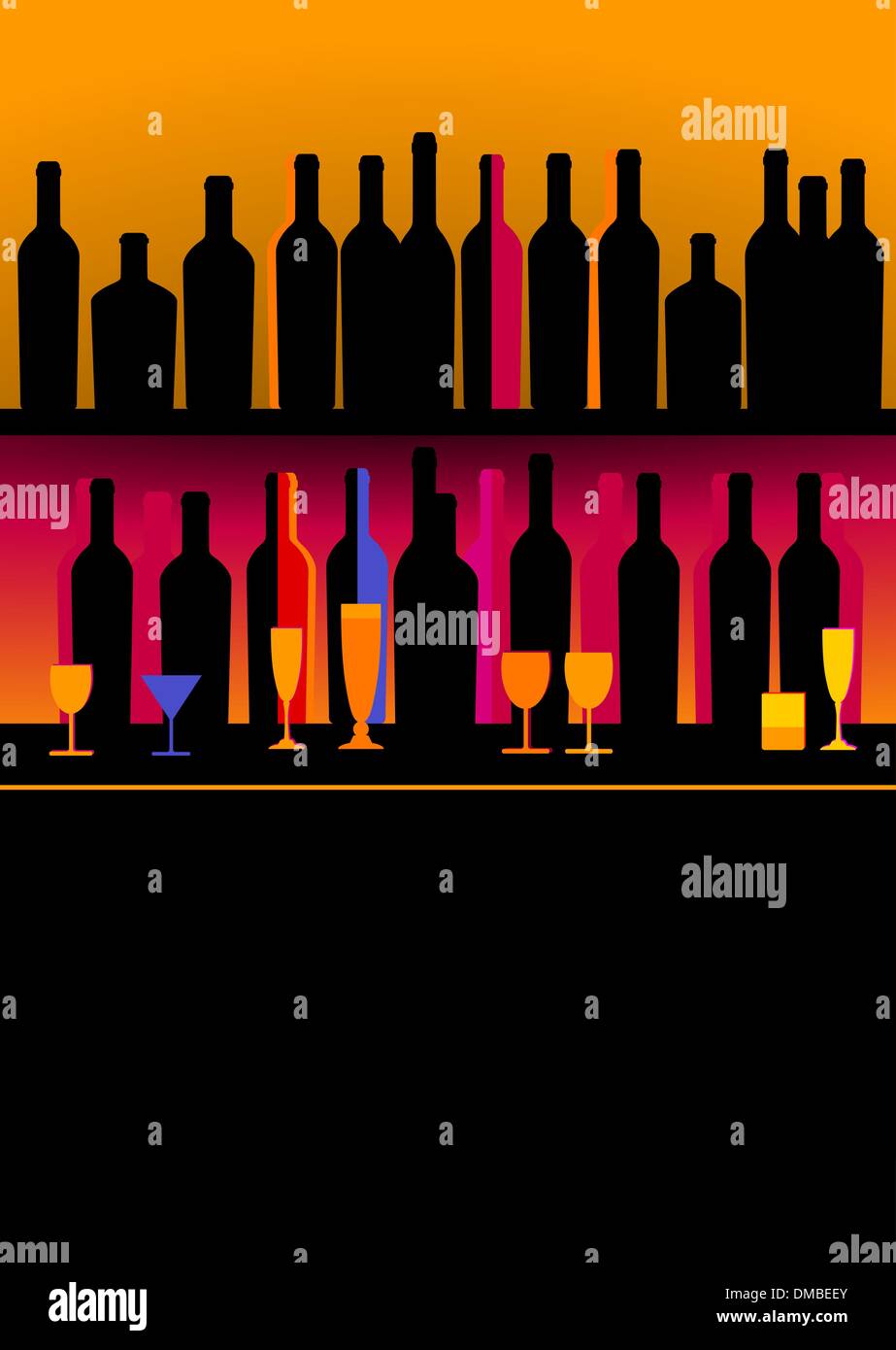 Liquor bottles Stock Vector Images - Alamy