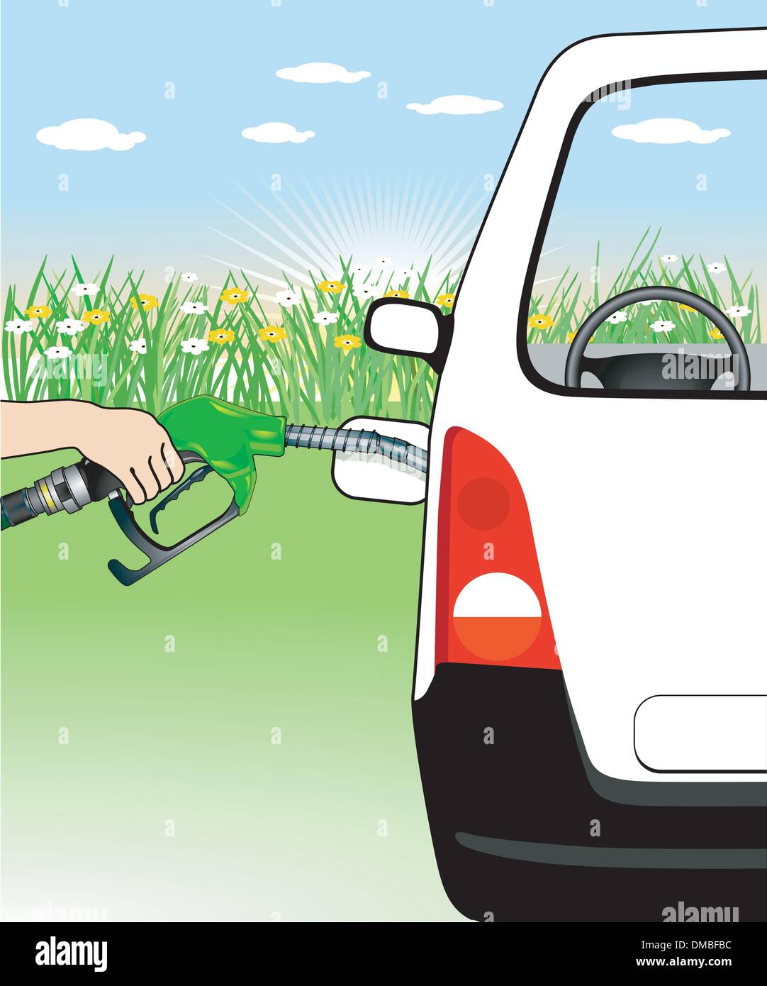 Petrol Tank And Fill Stock Photos & Petrol Tank And Fill Stock Images