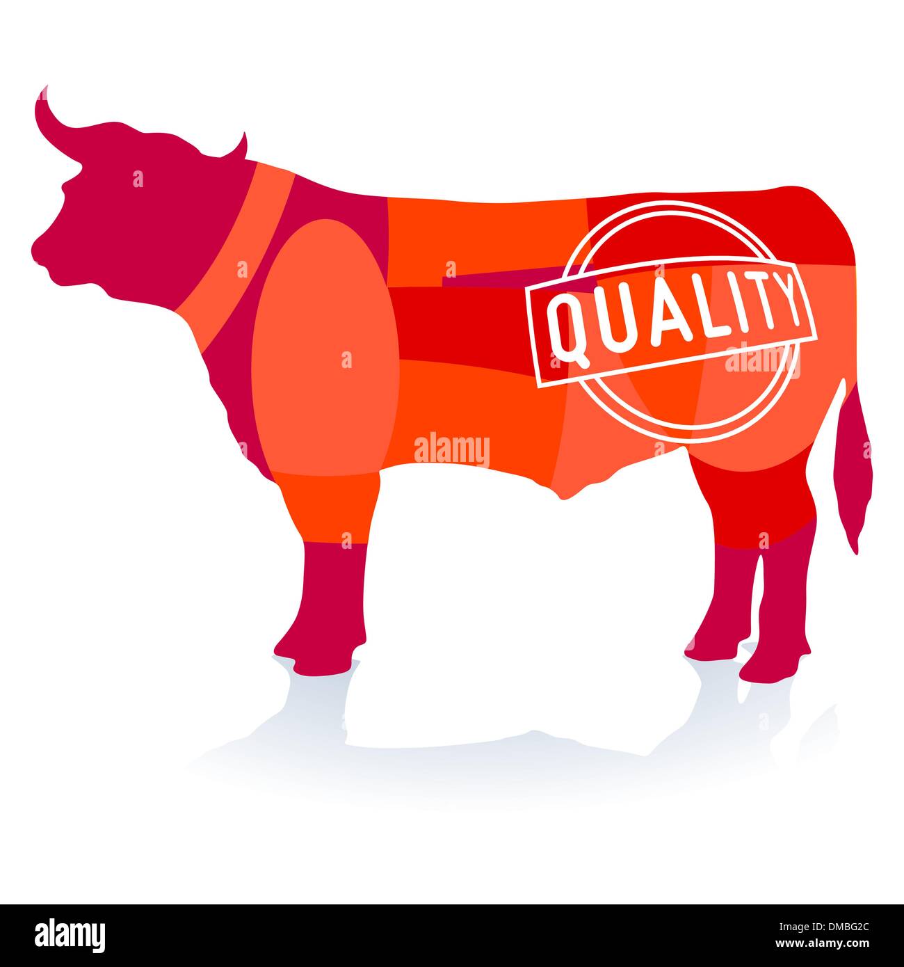 Beef cattle Stock Vector Images Alamy