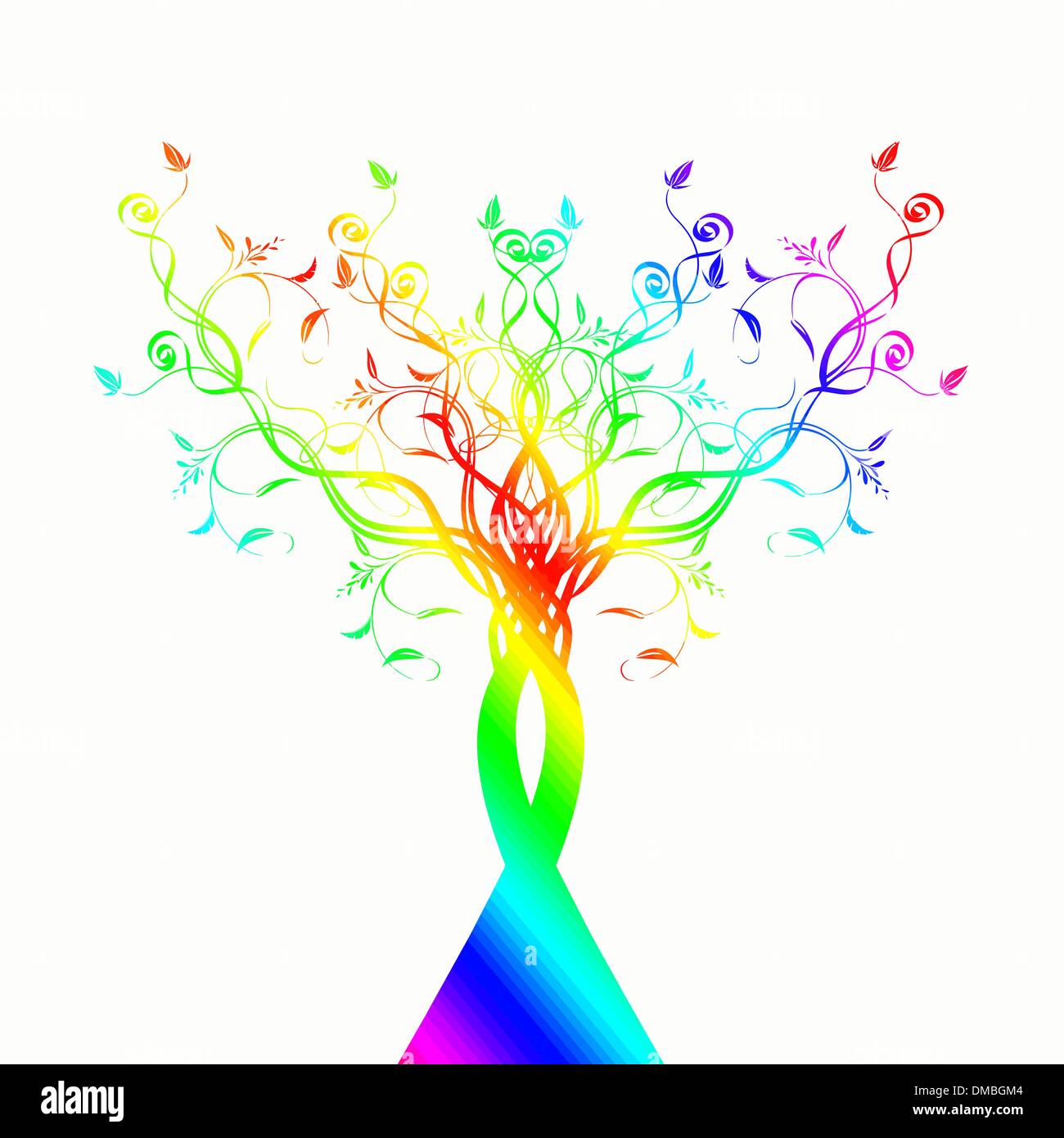 Art Tree Silhouette Stock Vector Image & Art - Alamy