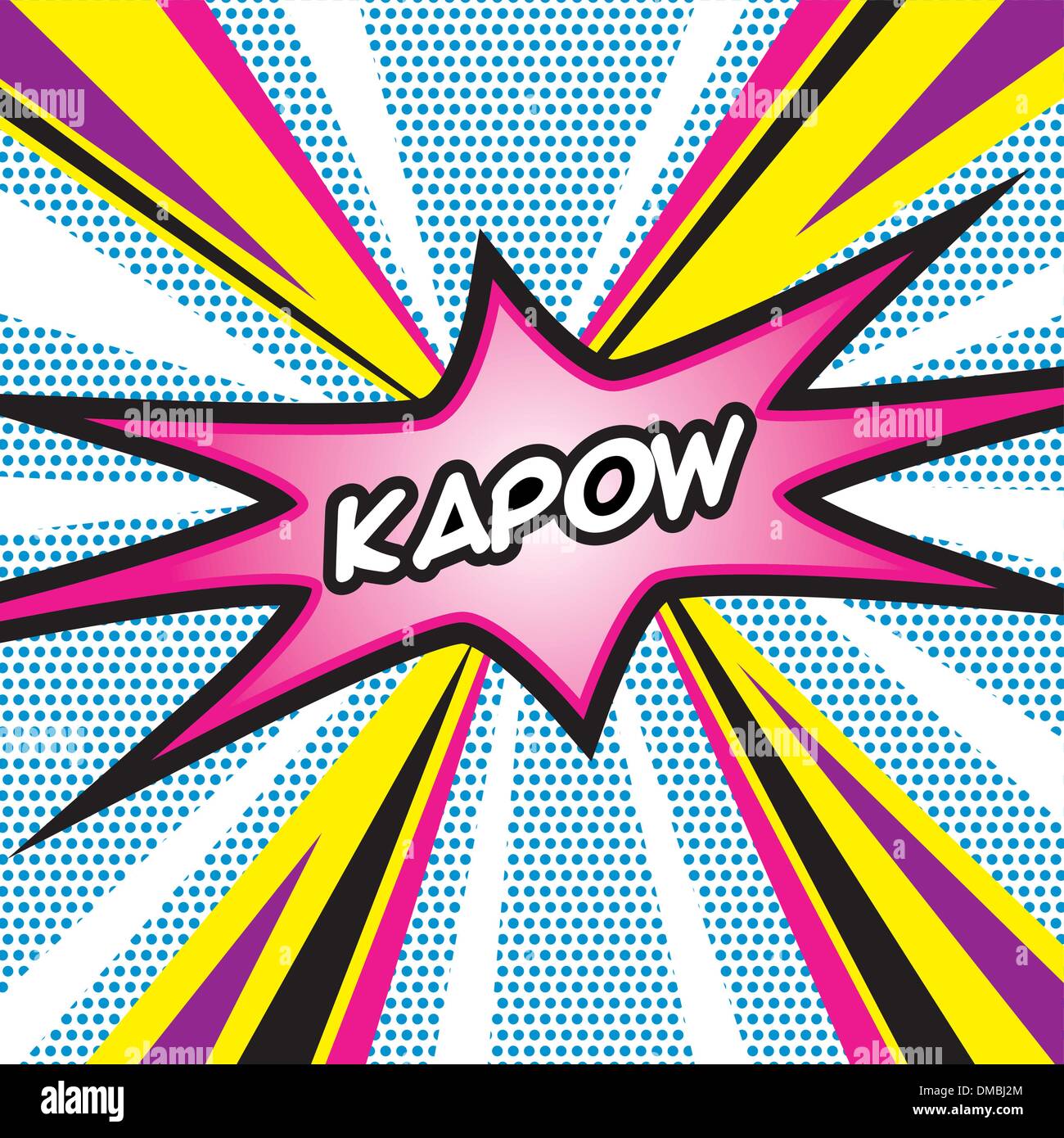 Pop Art Kapow Stock Vector