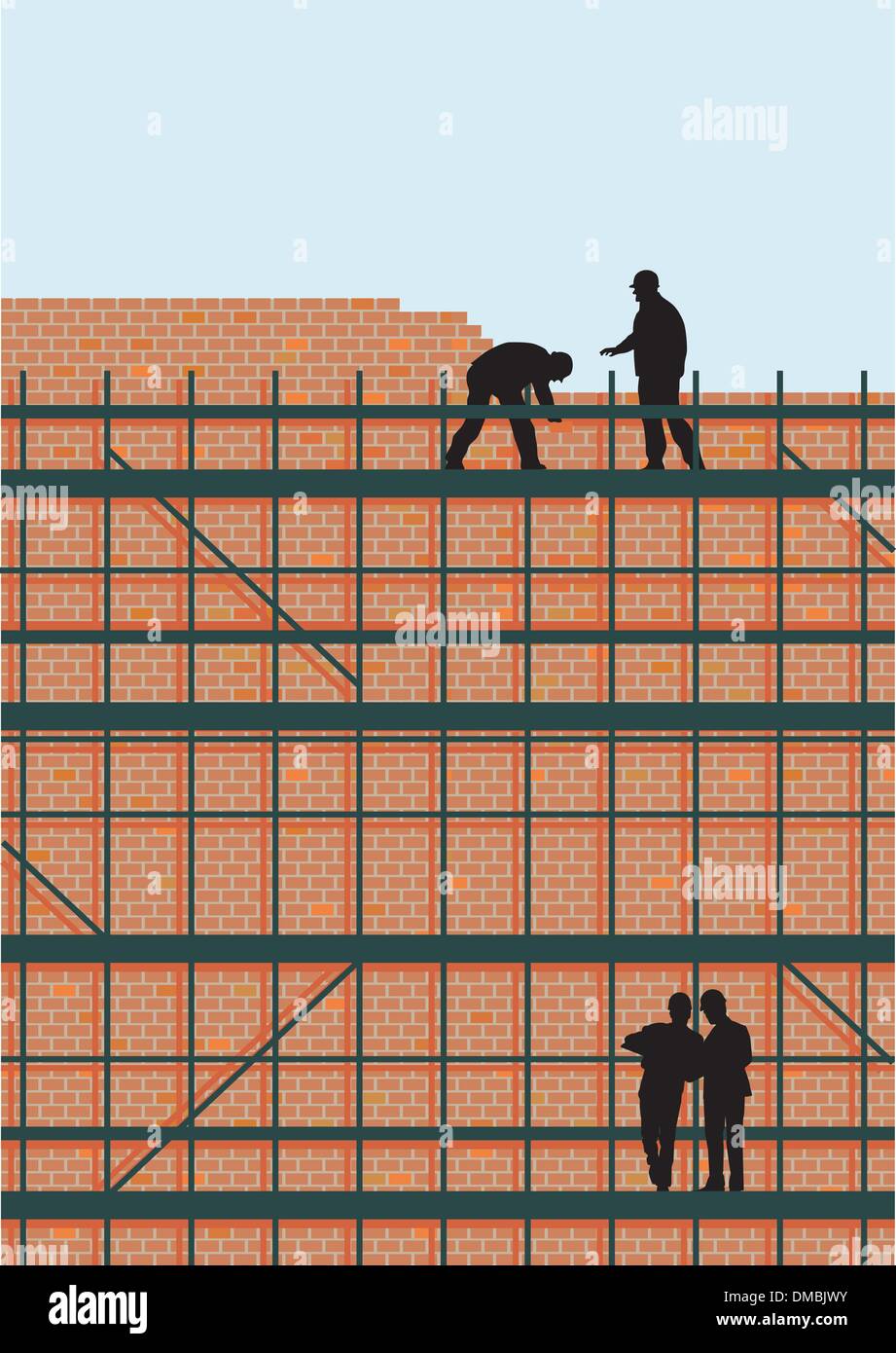 Scaffolding vector vectors hi-res stock photography and images - Alamy