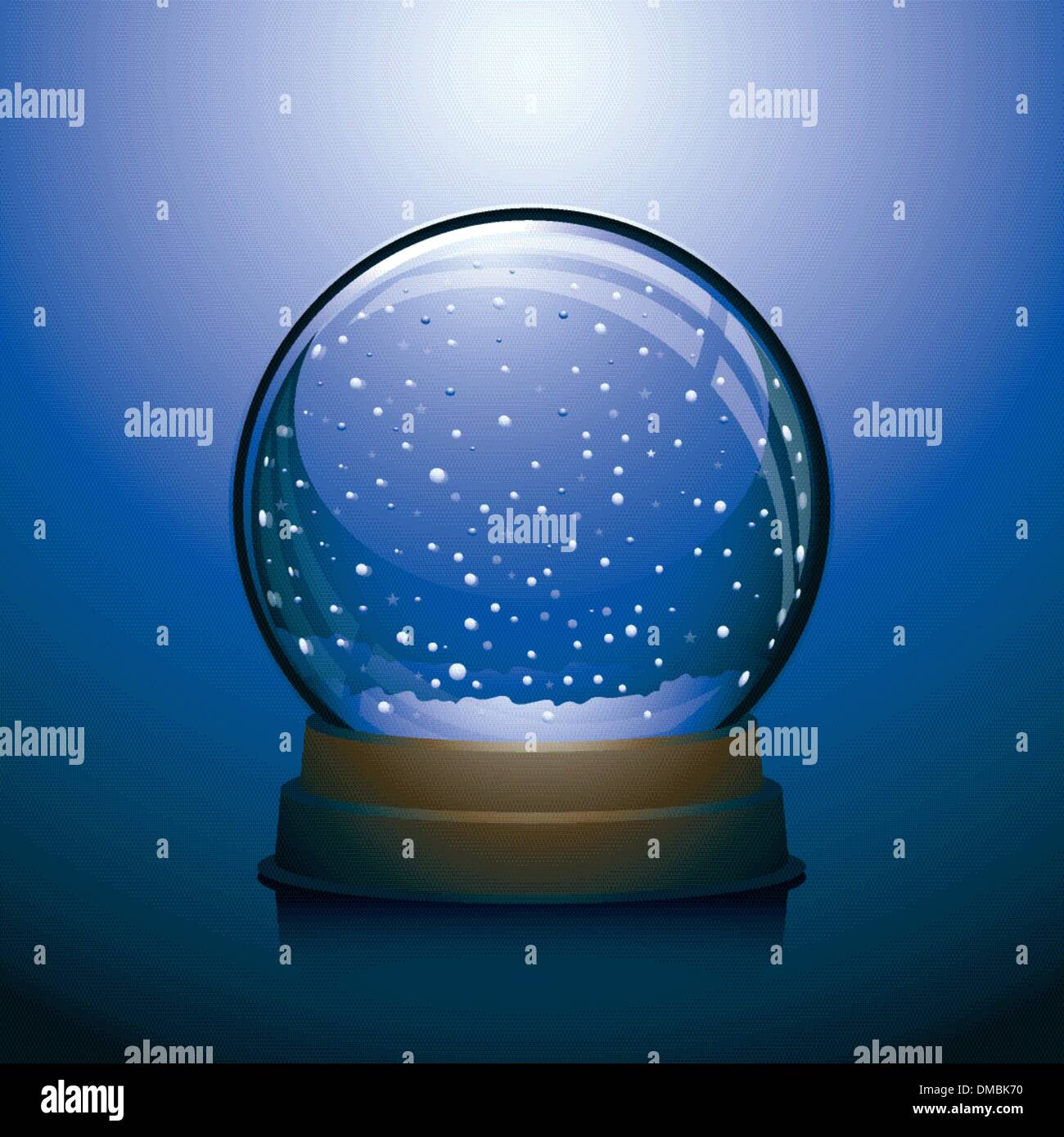 Christmas Snow globe illustration Stock Vector Image & Art Alamy