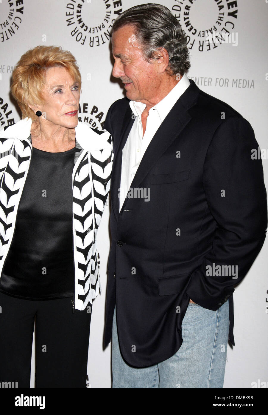Jeanne Cooper and Eric Braeden 'The Young & Restless' celebrate 10,000 episodes at Paley Center for Media Los Angeles Stock Photo