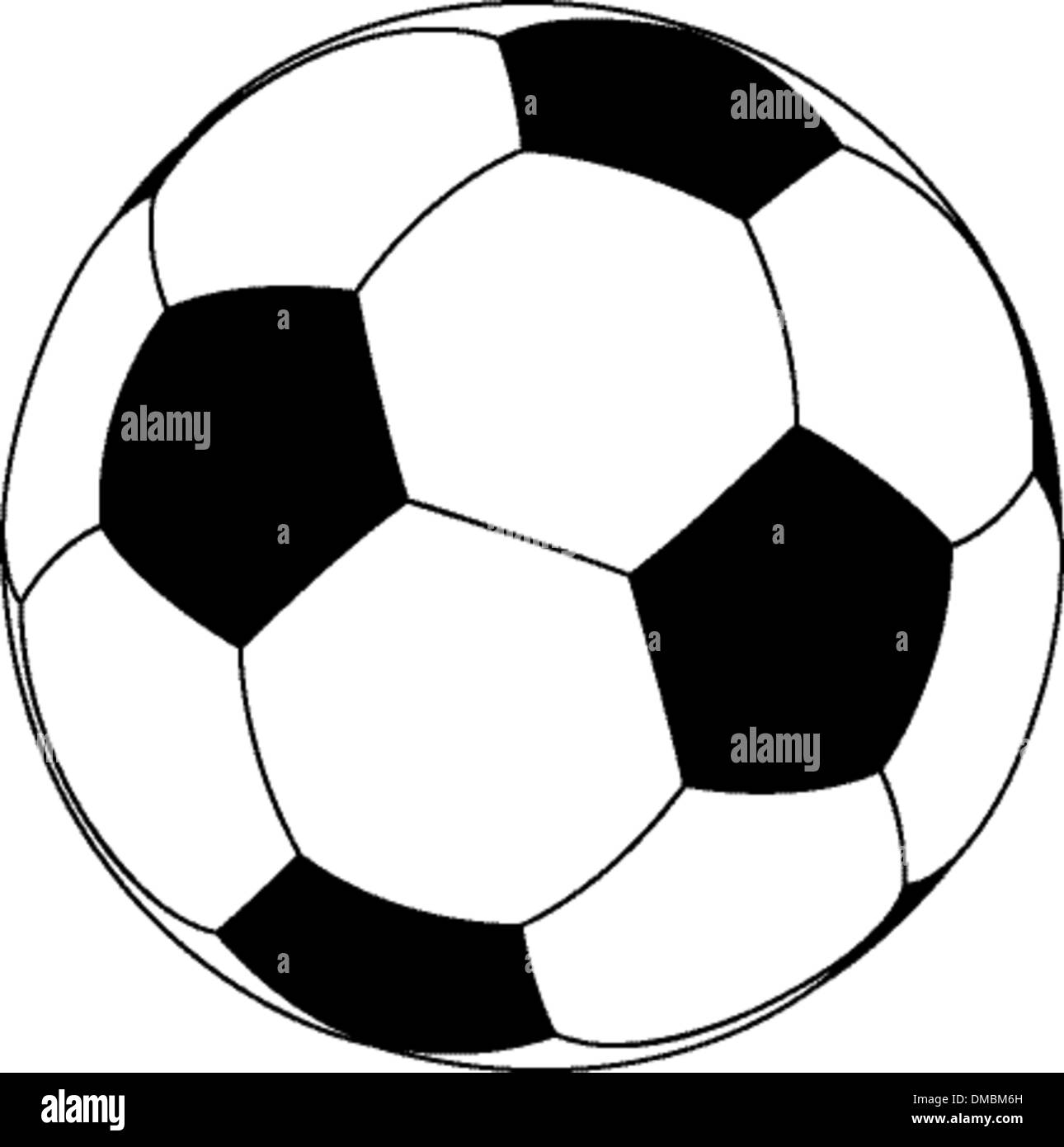 Soccer ball isolated on white background Stock Vector Image & Art - Alamy
