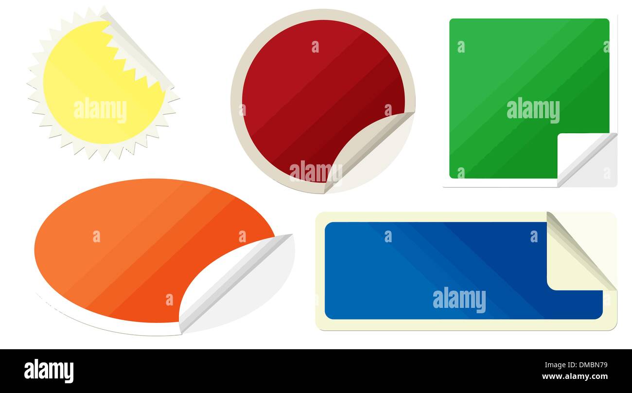 Set of stickers Stock Vector Image & Art Alamy