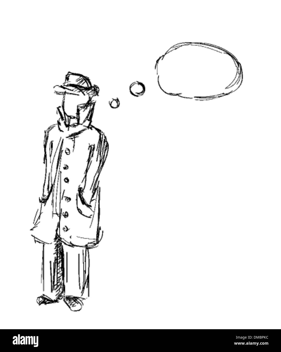 Trench Coat Detective High Resolution Stock Photography And Images Alamy