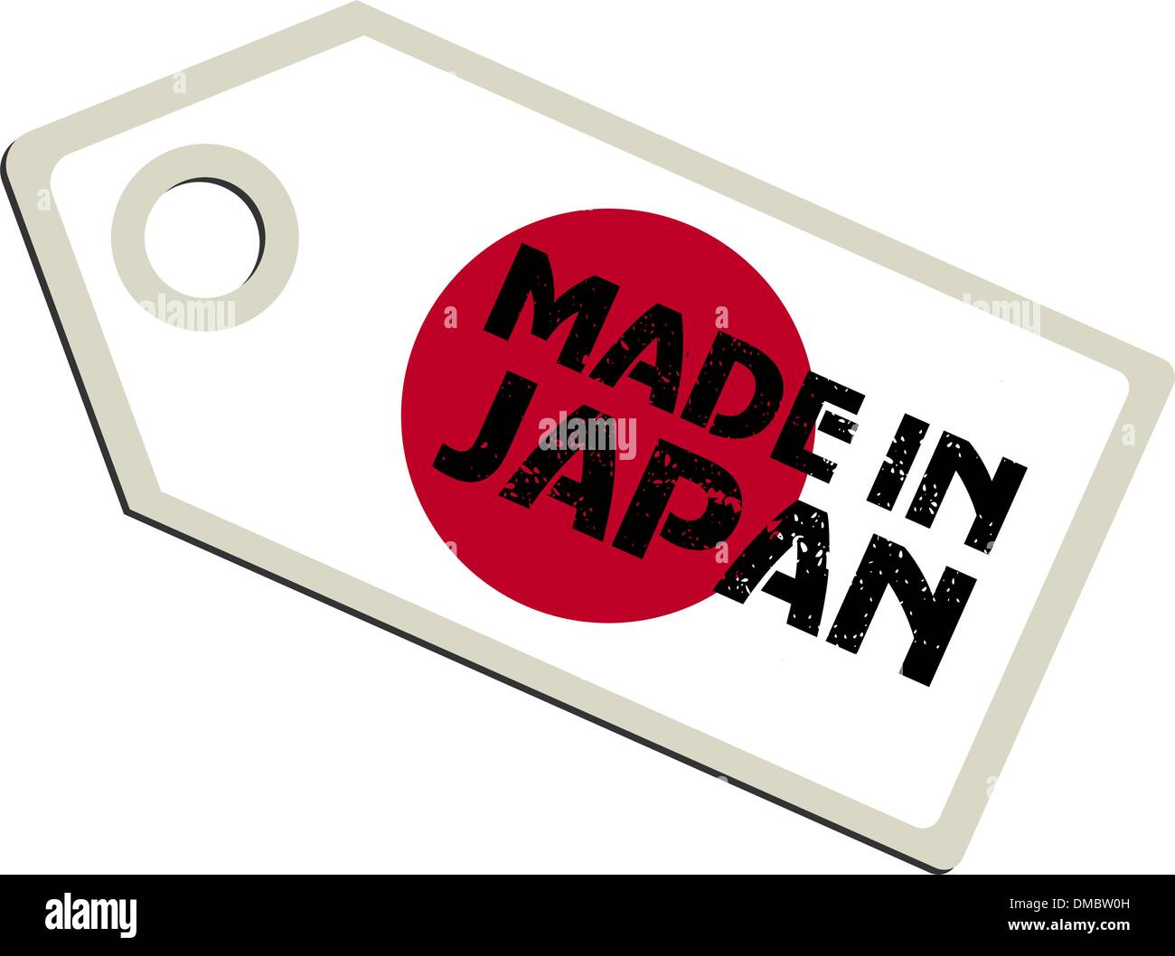 vector label Made in Japan Stock Vector