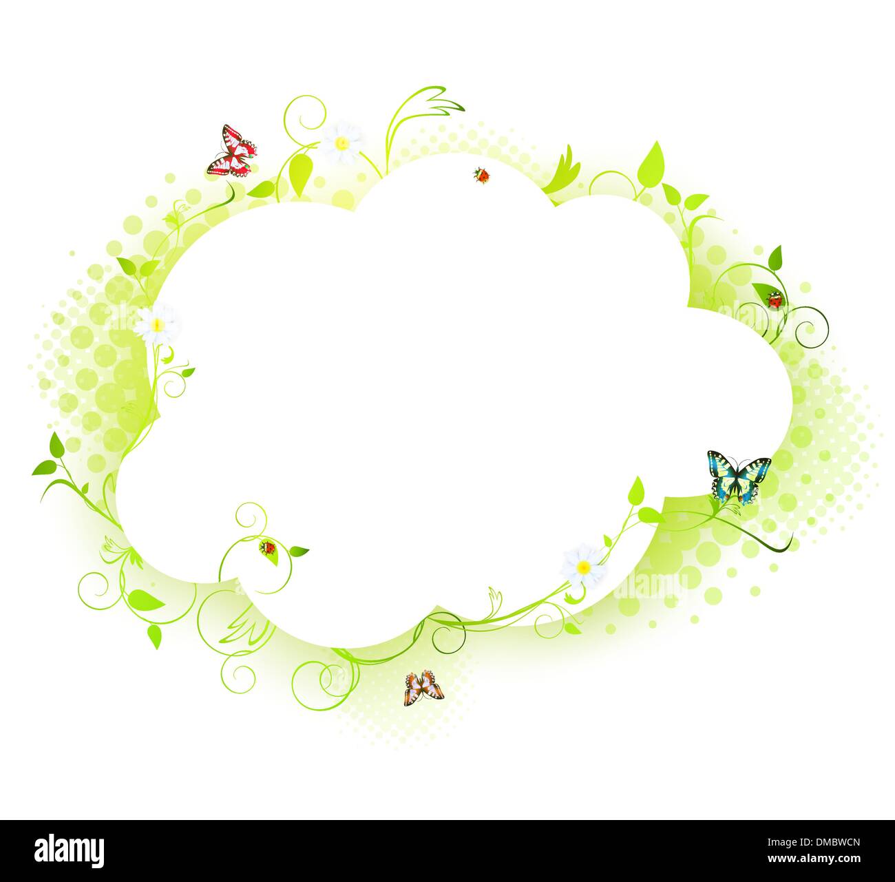 summer floral frame Stock Vector Image & Art - Alamy
